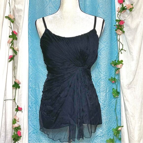 Bailey 44 Tops - Bailey 44 Silk Strappy Gathered Blouse Sz XS